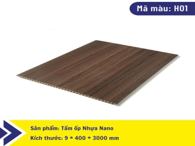 Tấm Ốp Nano Vân Gỗ H01