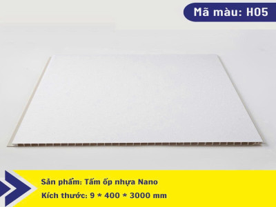 Tấm Ốp Nano Vân Trắng H05